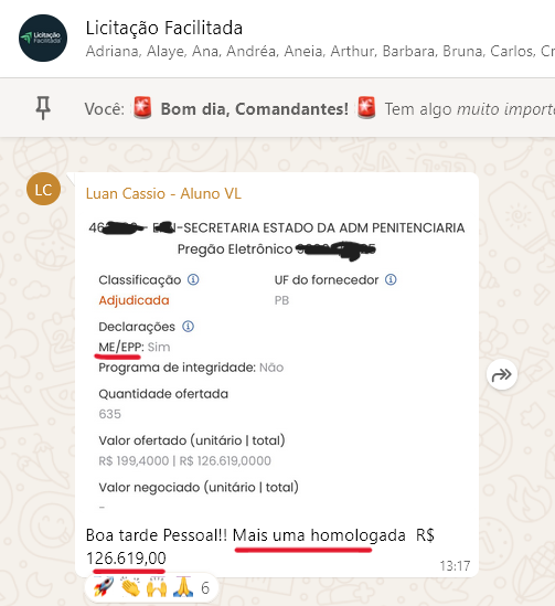 Luan compartilha um resultado expressivo em um nicho específico após aplicar estratégia comercial.