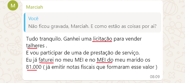 Marciah registra resultado expressivo com talheres, um produto simples com alto potencial de contrato.