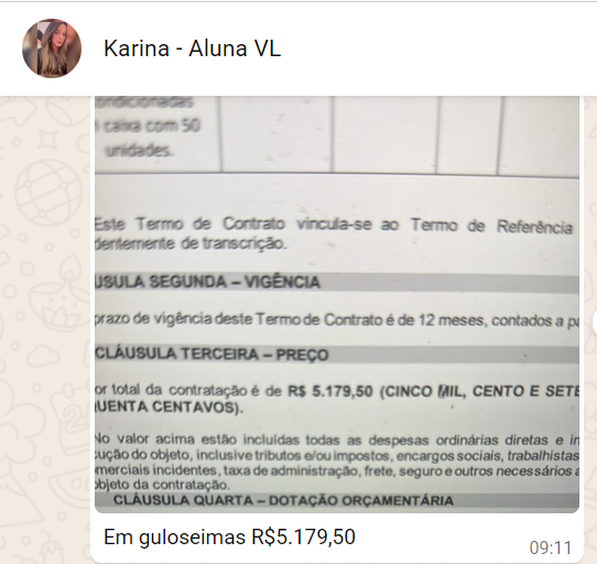 Karina compartilha venda em um nicho inesperado e acessível: guloseimas.