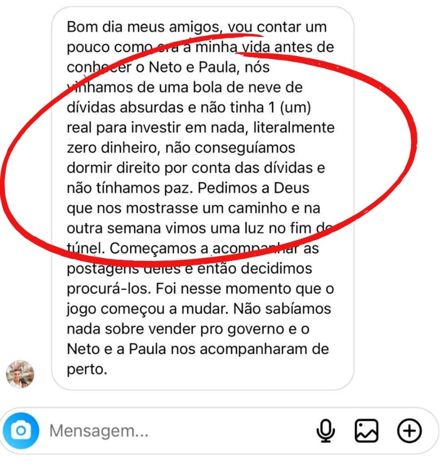 Pablo relata como saiu de um momento difícil e encontrou direção para começar a construir resultados.
